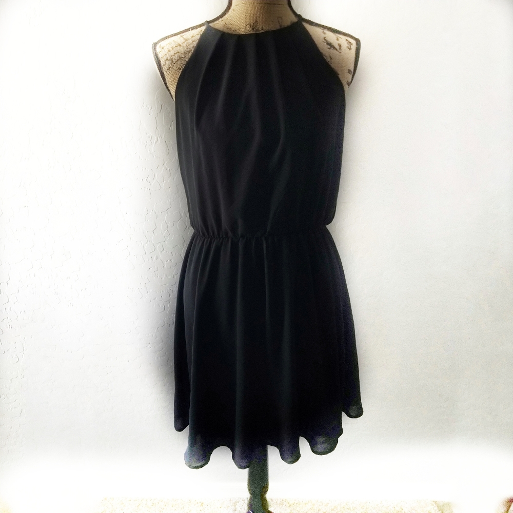 Black Midi Length Dress